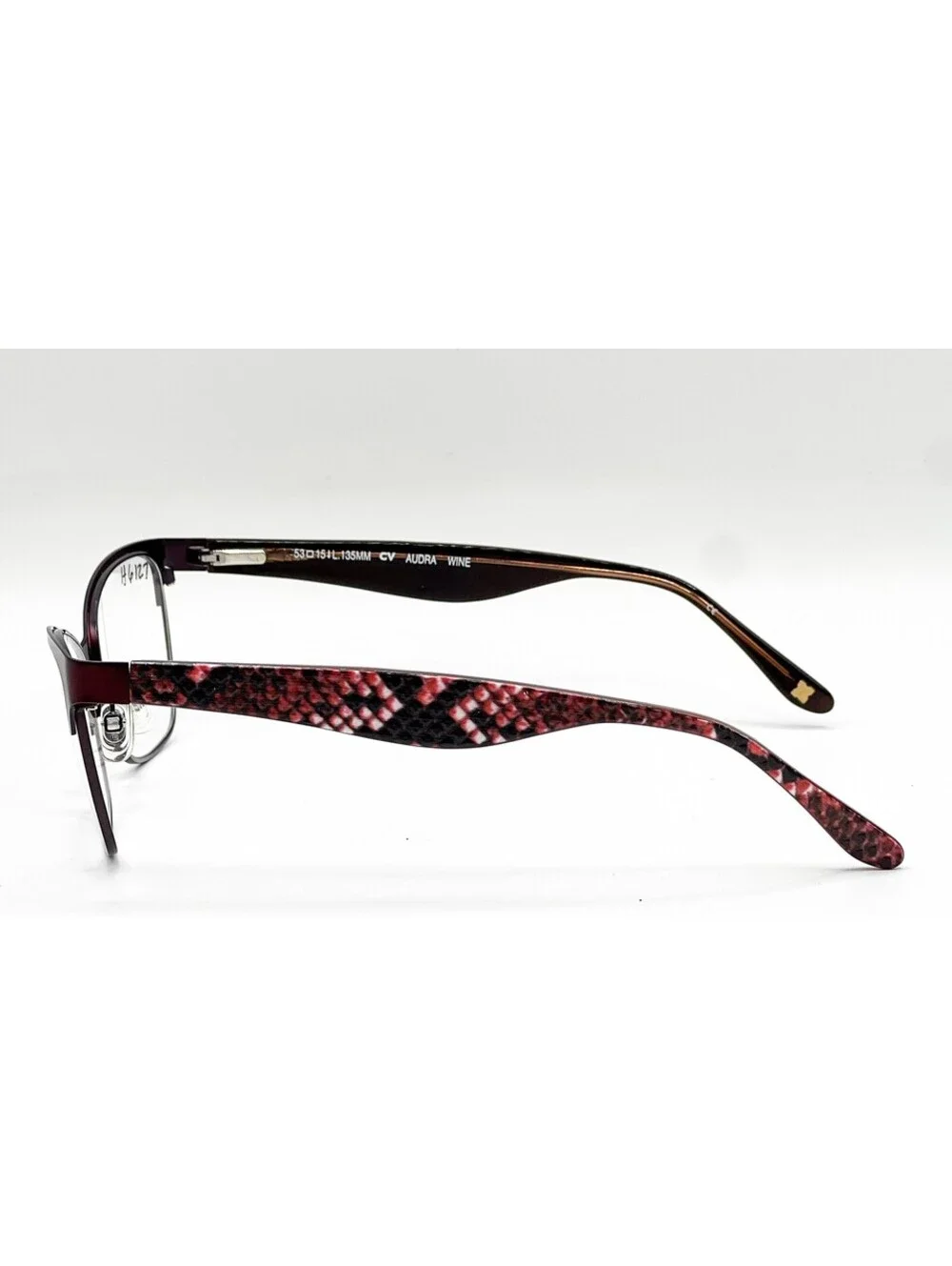 Bcbgmaxazria Audra Wine Authentic Eyeglasses 53-15-135